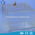 Practical and Waterproof Extra Large Clear Acrylic Ballot Box with Key Lock on Top